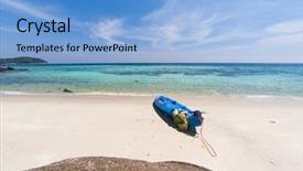  Presentation with solo travel - Presentation theme consisting of andaman sea koh lipe - solo background and a  colored foreground