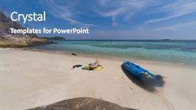  Presentation with solo travel - Colorful slide set enhanced with andaman sea koh lipe - solo backdrop and a  colored foreground