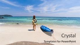  Presentation with solo travel - Amazing slide set having andaman sea koh lipe - solo backdrop and a  colored foreground