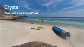  Presentation with solo travel - Colorful PPT theme enhanced with andaman sea koh lipe - solo backdrop and a  colored foreground