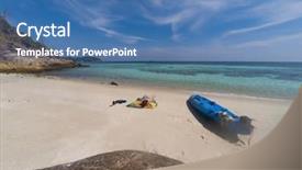  Presentation with solo travel - Audience pleasing slide deck consisting of andaman sea koh lipe - solo backdrop and a  colored foreground