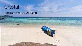  Presentation with solo travel - Slide deck with andaman sea koh lipe - solo background and a  colored foreground