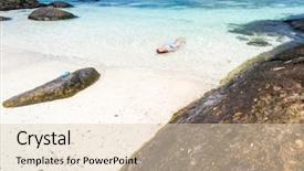  Presentation with solo travel - Slide set featuring andaman sea koh lipe - solo background and a lemonade colored foreground