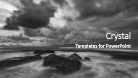  Presentation with bad weather - PPT layouts with andaman sea phuket island kingdom background and a dark gray colored foreground