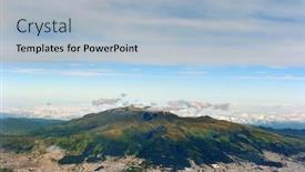  Presentation with ecuador - Presentation theme enhanced with andes-quito-city-ecuador-aerial background and a light blue colored foreground