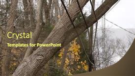  Presentation with power lines - Amazing presentation theme having andover-nj-oct-30 backdrop and a tawny brown colored foreground