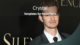  Presentation with directors - PPT layouts featuring andrew-garfield-at-the-los background and a dark gray colored foreground