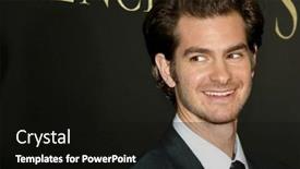  Presentation with directors - Colorful slides enhanced with andrew-garfield-at-the-los backdrop and a black colored foreground