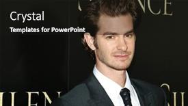  Presentation with directors - Audience pleasing PPT theme consisting of andrew-garfield-at-the-los backdrop and a black colored foreground