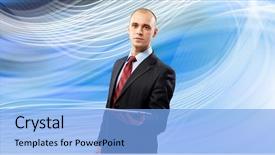  Presentation with hands holding black tablet - Colorful presentation design enhanced with android device - young handsome businessman holding tablet backdrop and a  colored foreground