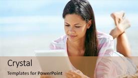  Presentation with internet of thing - Amazing slide set having quail eggs on of burlap cloth on the table a rough cloth burlap and straw with a wooden box backdrop and a gray colored foreground