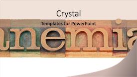  Presentation with anemia - Amazing slide deck having anemia - health problem - isolated word backdrop and a coral colored foreground