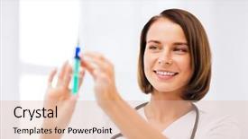  Presentation with medical concept - PPT layouts enhanced with charcoal on white background raw background and a  colored foreground.