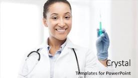  Presentation with medical anesthesia - Amazing PPT theme having local anesthesia - healthcare and medical concept backdrop and a  colored foreground