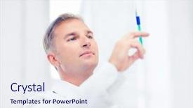  Presentation with medical concept - Theme featuring local anesthesia - healthcare and medical concept background and a sky blue colored foreground