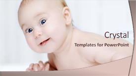  Presentation with baby intensive care - Cool new slide set with portrait of a sweet three backdrop and a lemonade colored foreground