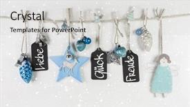  Presentation with christmas music for text - Audience pleasing PPT layouts consisting of angel certificates - christmas greeting card with german backdrop and a light gray colored foreground