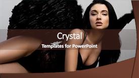  Presentation with angel wings - PPT theme having famous iguazu falls on the border between argentina and brazil background and a light gray colored foreground