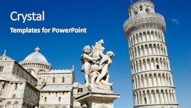  Presentation with angels - Presentation design featuring angels and the lean background and a ocean colored foreground