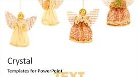  Presentation with angels - PPT layouts featuring angels holiday border christmas tree ornament winter decoration isolated on white background background and a white colored foreground