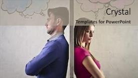  Presentation with anger - Beautiful slides featuring anger in the couple backdrop and a light gray colored foreground