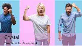  Presentation with aggressive people - Cool new presentation with anger rage and aggressive backdrop and a lavender colored foreground