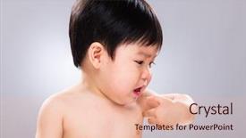  Presentation with mother baby asian breastfeeding - Cool new theme with anger temper - asian baby feeling not good backdrop and a lemonade colored foreground