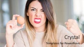  Presentation with beautiful fresh leaves water drops - Audience pleasing presentation consisting of angere - young beautiful woman holding fresh backdrop and a lemonade colored foreground