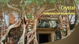  Presentation with cambodia - Colorful PPT theme enhanced with angkor-cambodia backdrop and a tawny brown colored foreground