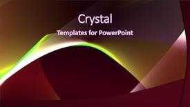  Presentation with greenn abstract - Colorful presentation theme enhanced with angle moon - 3d abstract background backdrop and a  colored foreground