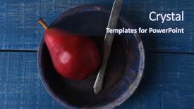  Presentation with wood rustic - PPT layouts consisting of angle view of a red background and a  colored foreground