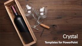  Presentation with wood rustic - Presentation theme consisting of angles - high angle flat lay still background and a tawny brown colored foreground