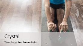  Presentation with exercise - Cool new theme with angles - high-angle view of the hands backdrop and a light gray colored foreground