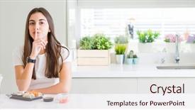  Presentation with wide - Beautiful slide set featuring angles - wide angle picture of beautiful backdrop and a lemonade colored foreground