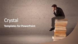  Presentation with pile of stacked firewood prepared - Cool new presentation with angles numbers circles and curve backdrop and a  colored foreground