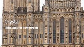  Presentation with west borneo culture - Audience pleasing presentation theme consisting of anglican wells cathedral cathedral church backdrop and a coral colored foreground