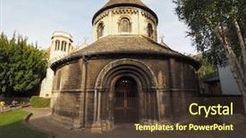  Presentation with holy - Colorful theme enhanced with anglicanism - anglican church of the holy backdrop and a tawny brown colored foreground