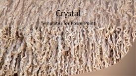  Presentation with wool - Audience pleasing theme consisting of angora goat wool mohair background backdrop and a coral colored foreground