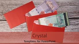  Presentation with chinese new year - Amazing theme having angpao-or-red-envelope-monetary backdrop and a red colored foreground