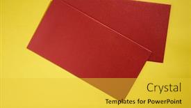  Presentation with chinese new year - Slide set consisting of angpao-or-red-envelope-monetary background and a yellow colored foreground