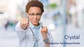  Presentation with doctor african - Presentation having angry attack threat and violence background and a lemonade colored foreground