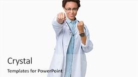  Presentation with children doctor african - Audience pleasing slide deck consisting of angry attack threat and violence backdrop and a white colored foreground