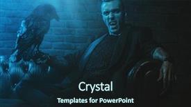  Presentation with raven black - Colorful PPT theme enhanced with angry birds - vampire man is sitting backdrop and a wine colored foreground