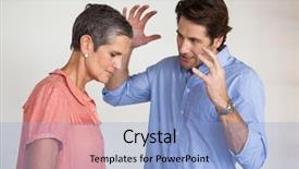  Presentation with angry - Beautiful slide set featuring angry-businessman-shouting-at-employee backdrop and a light blue colored foreground