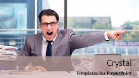  Presentation with angry - Beautiful PPT layouts featuring angry businessman with too much backdrop and a coral colored foreground