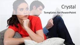  Presentation with angry animals - Presentation theme enhanced with angry couple background and a cool aqua colored foreground