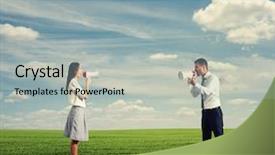  Presentation with angry - Audience pleasing PPT layouts consisting of angry emotional female and emotional backdrop and a light gray colored foreground