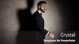  Presentation with angry - Audience pleasing slides consisting of angry-groom-frowning-and-walking backdrop and a dark gray colored foreground