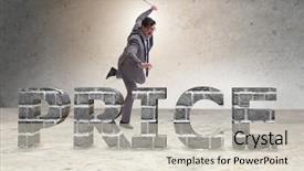  Presentation with baseball - PPT theme with angry man with baseball bat background and a soft green colored foreground