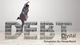  Presentation with baseball card - Presentation design with angry man with baseball bat background and a lemonade colored foreground